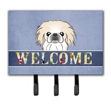 Carolines Treasures Carolines Treasures BB1407TH68 Pekingese Welcome Leash & Key Holder BB1407TH68
